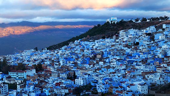 the bleu city , chefchaouen