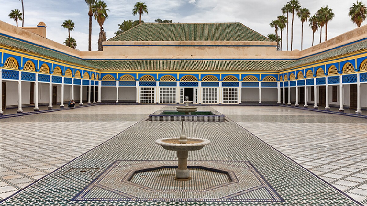 Bahia Palace, Marrakech, Morocco.